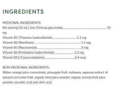 Flora, Kosher Iron+ Liquid - 445 mL (15 fl. oz.)