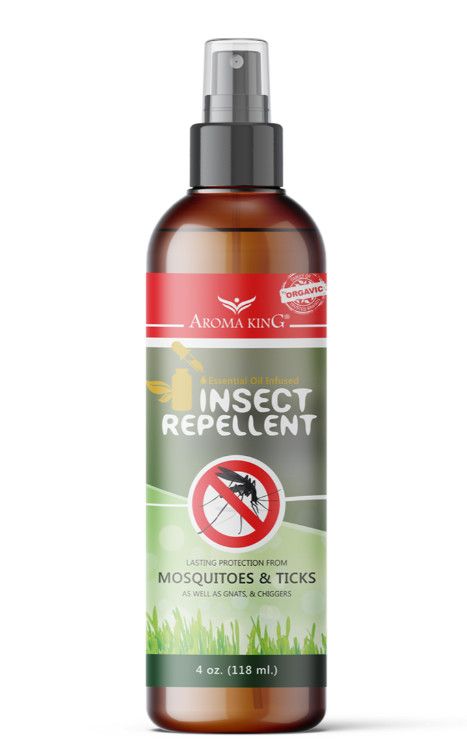 Aroma King, Essential Oil Infused INSECT REPELLENT Spray - 4 fl. oz. (118 mL)