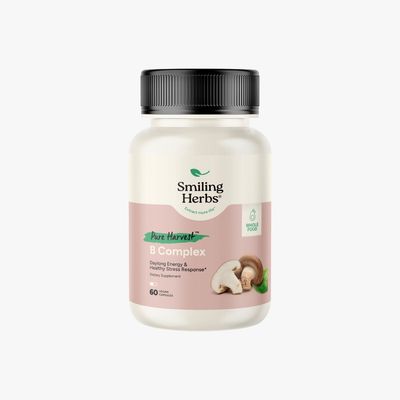 Smiling Herbs, Pure Harvest B Complex - 60 Vegetarian Capsules