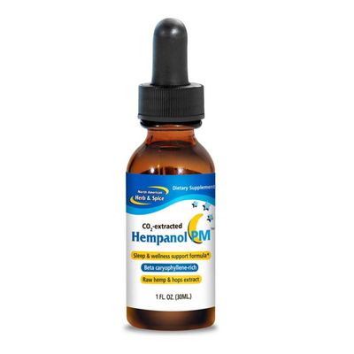 North American Herb &amp; Spice, CO2-Extracted HEMPANOL PM, Raw Hemp &amp; Hops Extract, Supports Sleep &amp; Wellness, Liquid - 1 fl. oz (30 mL)