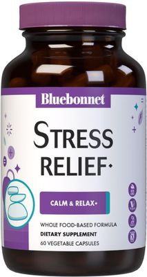 Bluebonnet, Kosher STRESS RELIEF, Calm &amp; Relax - 60 Vegetarian Capsules