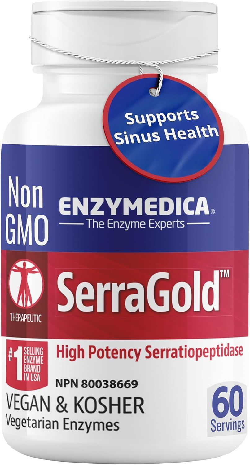 Enzymedica, Kosher SerraGold - 60 Vegetarian Capsules