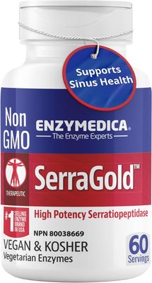 Enzymedica, Kosher SerraGold - 60 Vegetarian Capsules