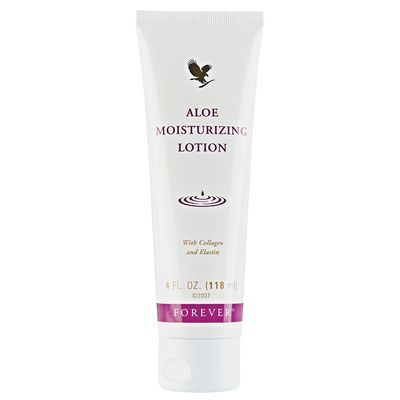 Forever, ALOE MOISTURIZING LOTION, With Collagen &amp; Elastin - 4 fl. oz. (118 mL)
