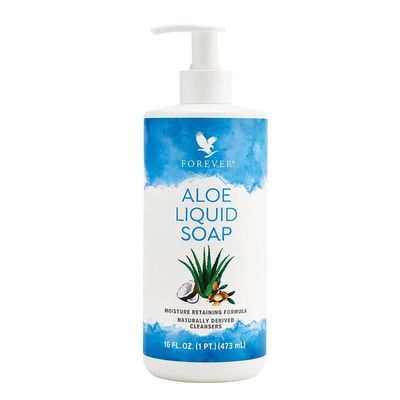 Forever, ALOE LIQUID SOAP, Moisture Retaining Formula, Liquid - 16 fl. oz. (473 mL)