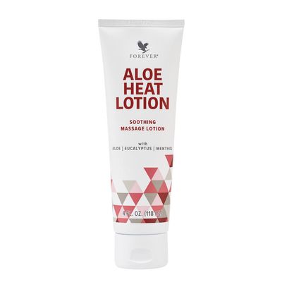 Forever, ALOE HEAT LOTION, Soothing Massage Lotion - 4 fl. oz. (118 mL)