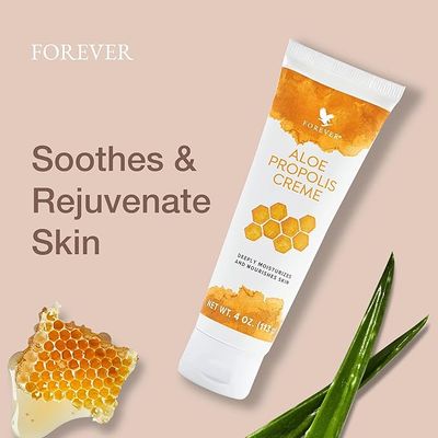 Forever, ALOE PROPOLIS CREME (Cream), Deeply Moisturizes &amp; Nourishes Skin - 4 oz. (113g)