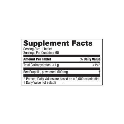 Forever, FOREVER BEE PROPOLIS 500mg, Supports The Body’s Defenses - 60 Chewable Tablets