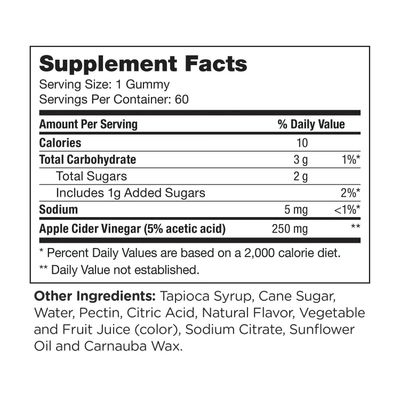Chapter Six by Zahlers, Kosher Apple Cider Vinegar, Pineapple Flavor - 60 Gummies
