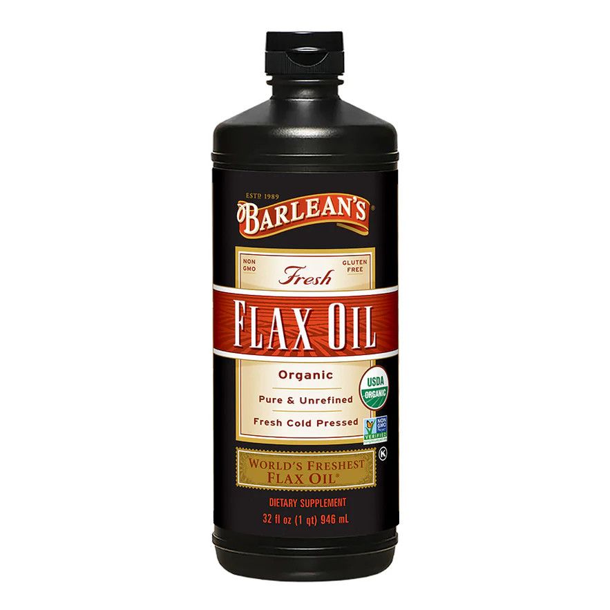 Barlean&#39;s, Organic Fresh Flax Oil - 32 fl oz (946 ml)