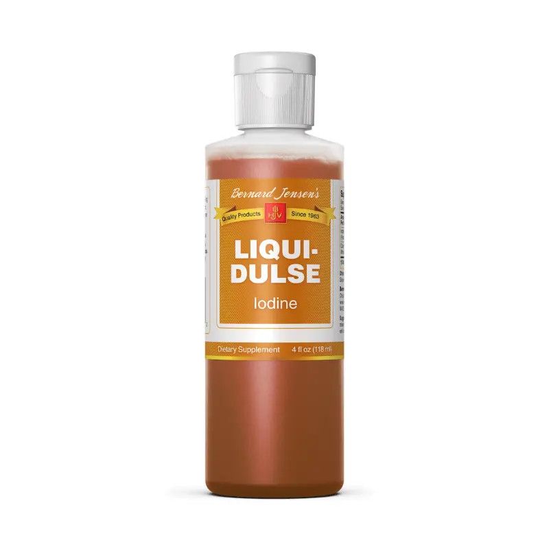 Bernard Jensen, Liqui-Dulse Organic Iodine - 4 fl. oz (118 mL)