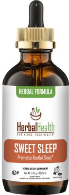 Herbal Health, Herbal Formula, Kosher SWEET SLEEP, Promotes Restful, Deep Quality Sleep, Liquid - 4 fl. oz. (120 mL)