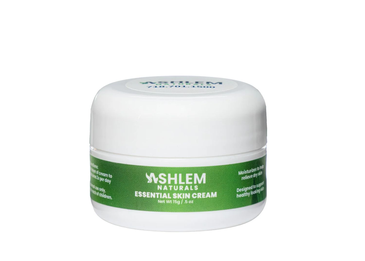 Ashlem Naturals, Essential Skin Cream, Herbal Cream Net Wt. 15g / .5 oz