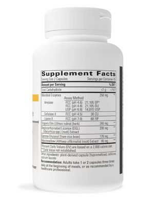 Integrative, SIMILASE SENSITIVE STOMACH, Digestive Enzymes With Soothing Demulcent Herbs - 90 Vegetarian Capsules