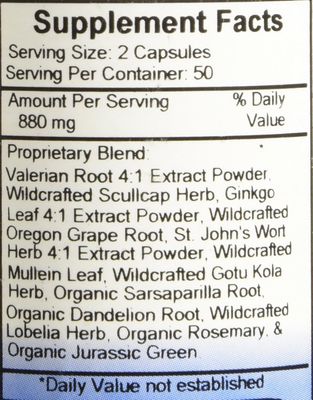 Dr. Christopher’s, MindTrac Formula 440mg - 100 Vegetarian Capsules