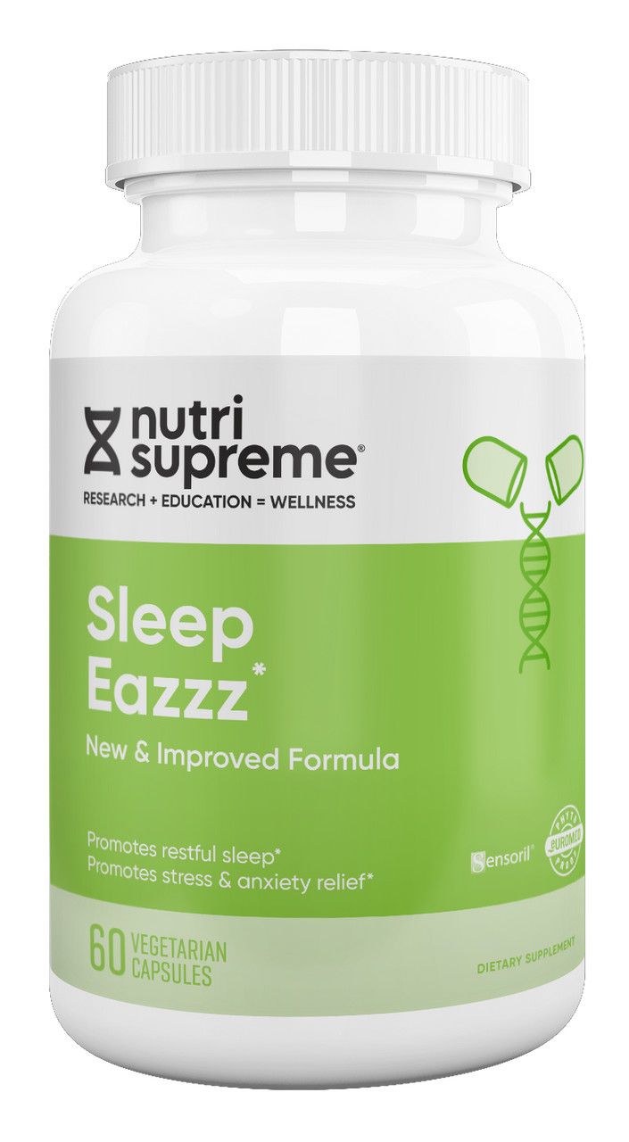 Nutri Supreme, Kosher Sleep Eazzz, New &amp; Improved Formula - 60 Vegetarian Capsules