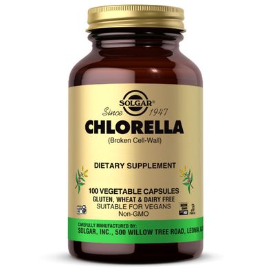 Solgar, Kosher Chlorella 520 mg - 100 Vegetable Capsules