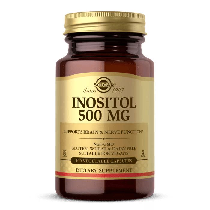 Solgar, Kosher INOSITOL 500mg, Supports Cellular Function - 100 Vegetarian Capsules