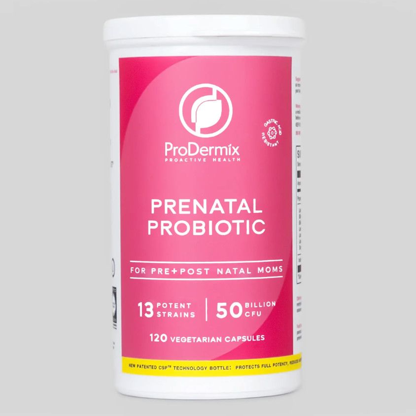 ProDermix, Kosher Prenatal Probiotic for Pre + Post Natal Moms 50 Billion CFU - 120 Vegetarian Capsules
