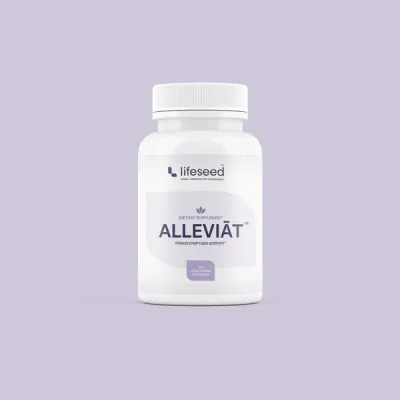 Lifeseed, Kosher ALLEVIAT, Period Symptoms Support - 120 Vegetarian Capsules