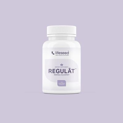 Lifeseed, Kosher REGULAT, Menstrual Cycle Support - 120 Vegetarian Capsules