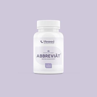 Lifeseed, Kosher ABBREVIAT, Menstrual Bleeding Support - 60 Vegetarian Capsules