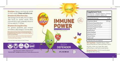 Natures Cue, Immune Power, Kids, Liquid, Berry Flavor - 2 fl. oz (60 mL)