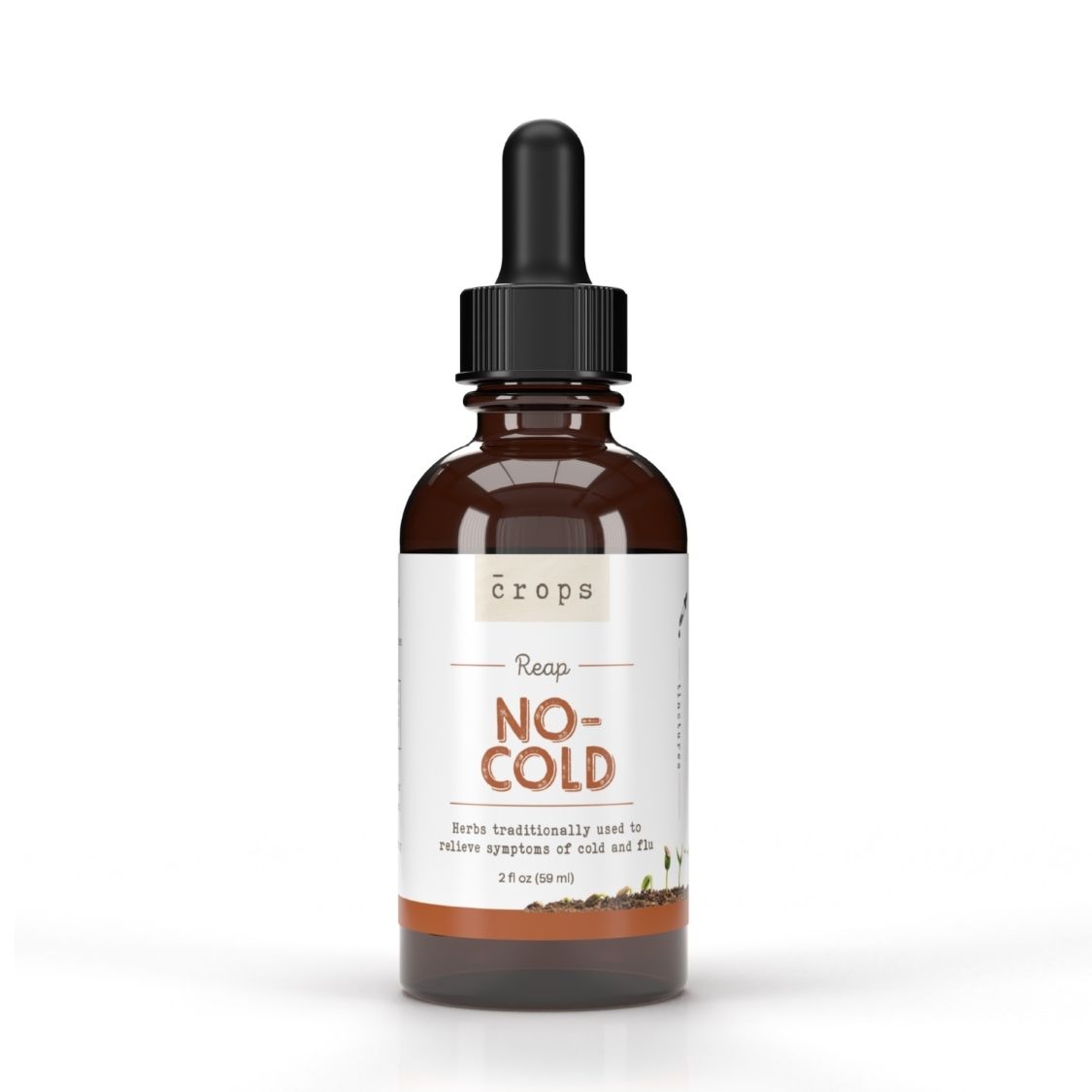 Crops, Kosher Reap NO-COLD Liquid, Relieves Symptoms Of Cold &amp; Flu - 59 mL (2 fl. oz.)