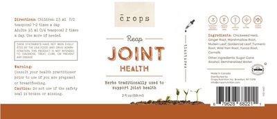 Crops, Kosher Reap JOINT HEALTH, Liquid - 59 mL (2 fl. oz.)
