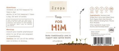 Crops, Kosher Reap FOR HIM, Liquid - 59 mL (2 fl. oz.)