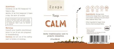 Crops, Kosher Reap CALM, Liquid - 59 mL (2 fl. oz.)