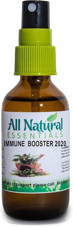 All Natural, Essentials IMMUNE BOOSTER 2020 Homeopathic Spray - 2 fl oz. (60ml)