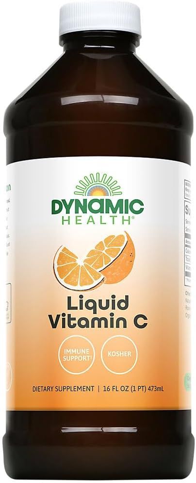 Dynamic Health, Kosher Liquid VITAMIN C 1000mg, Citrus Flavor - 16 fl. oz (473 mL)
