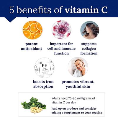 Dynamic Health, Kosher Liquid VITAMIN C 1000mg, Citrus Flavor - 16 fl. oz (473 mL)