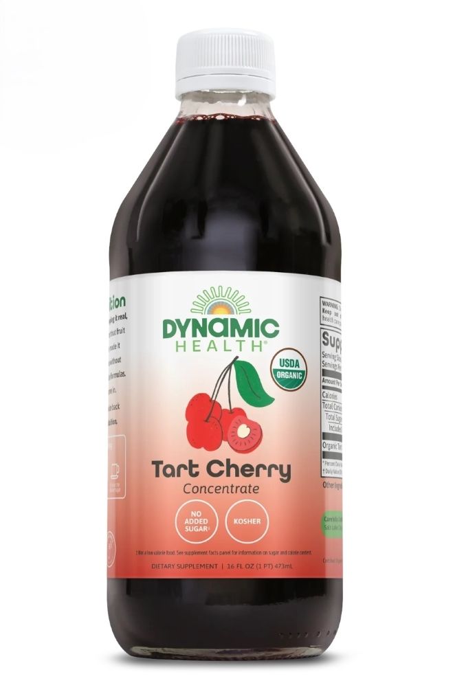 Dynamic Health, Kosher Organic TART CHERRY Juice Concentrate, Liquid - 16 fl. oZ (473 mL)
