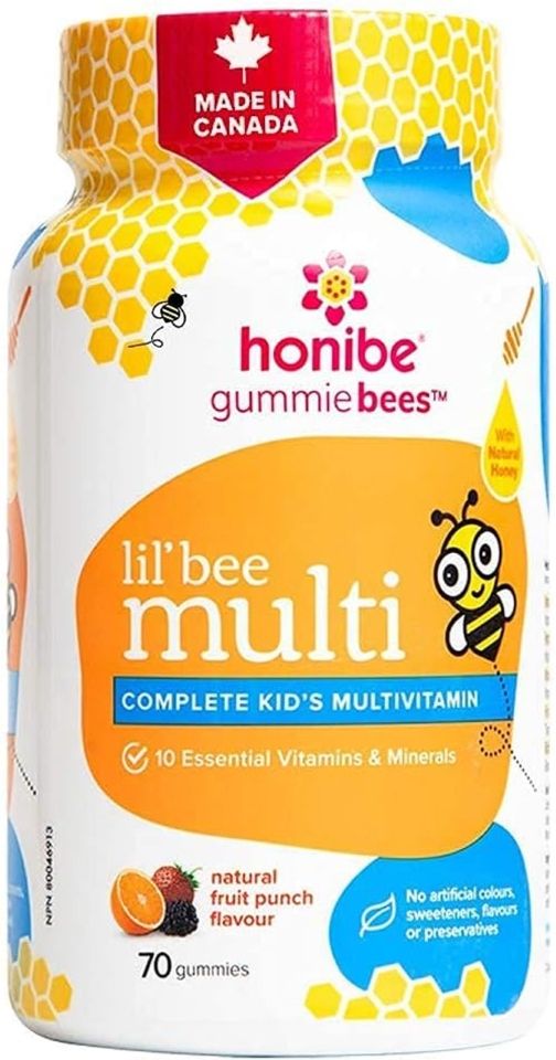 Honibe, Kids Complete Multi, Gummies, Fruit Punch Flavor - 70 Gummies NOT KOSHER