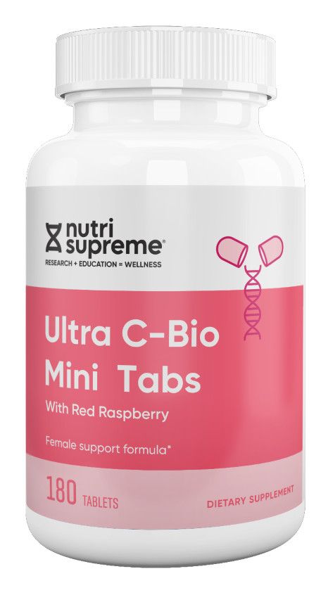 Nutri Supreme, ULTRA C-BIO With Red Raspberry, Female Support Formula, MINI TABS - 180 Mini Tablets #55