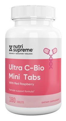 Nutri Supreme, ULTRA C-BIO With Red Raspberry, Female Support Formula, MINI TABS - 180 Mini Tablets #55