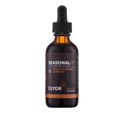 Clyor, Kosher SEASONAL37 SEASONAL CHALLENGES SUPPORT, Minimizes Seasonal Stressors - 2 fl. oz. (59 mL)