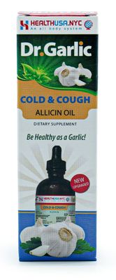 Dr.Garlic, COLD &amp; COUGH Allicin Oil - 30 mL (1 fl. oz)