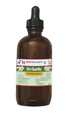 Dr.Garlic, Kosher PINWORMS Allicin Oil - 30 mL (1 fl. oz)