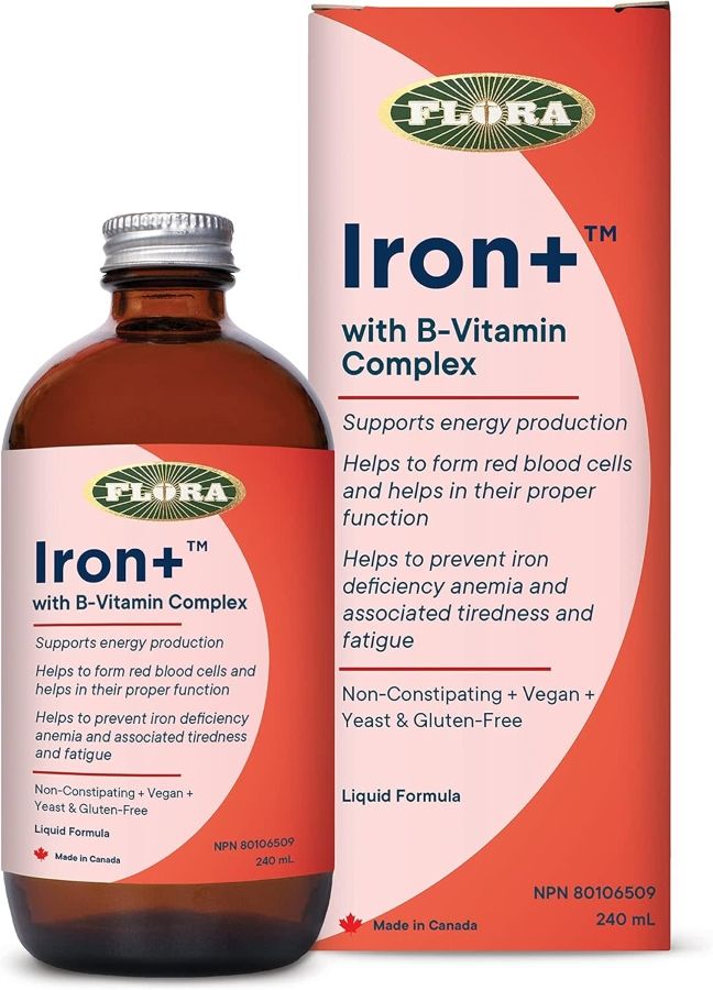 Flora, Kosher Iron+ Liquid - 240 mL