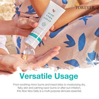 Forever, Kosher ALOE VERA GELLY, Soothing Clear Gel - 4 fl. oz. (118 mL)