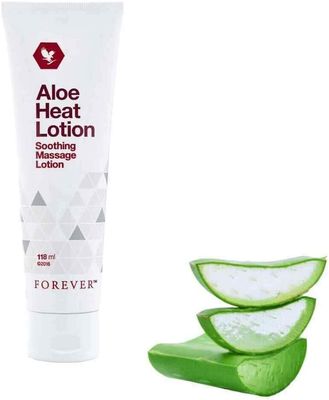 Forever, ALOE HEAT LOTION, Soothing Massage Lotion - 4 fl. oz. (118 mL)