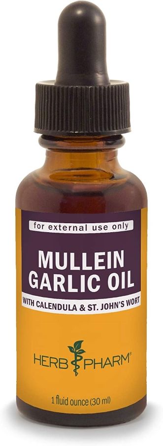 Herb Pharm, MULLEIN GARLIC OIL - 1 fl. oz (30 mL)