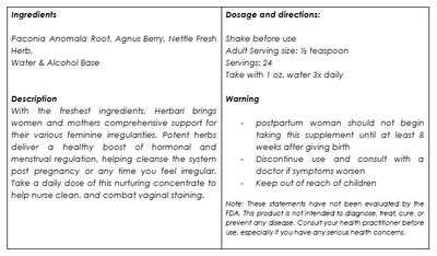 Herbari, Kosher MONTH BY MONTH MIRACLE, Women’s Concentrate For Postpartum &amp; Hormonal Support, Liquid Tincture - 8 fl. oz. (235 ml) - Kosher for Passover