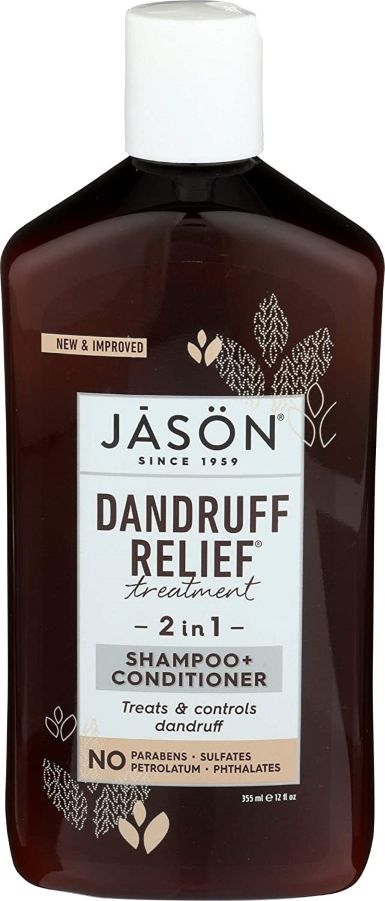 Jason, DANDRUFF RELIEF Treatment, 2-in-1 Shampoo + Conditioner - 355 ml (12 oz)
