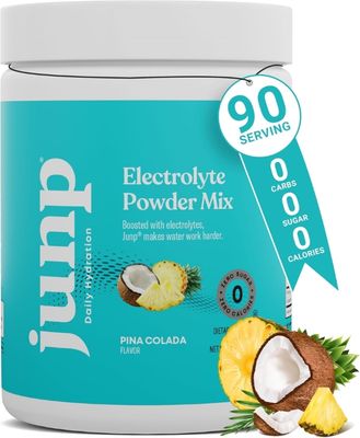 JUNP Electrolytes Powder, Kosher Coconut PINA COLADA Flavor, Hydration Keto Electrolyte Drink Mix - 14.9 OZ (423 g) Powder