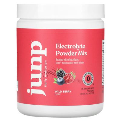 JUNP Electrolytes Powder, Kosher WILD BERRY Flavor, Hydration Keto Electrolyte Drink Mix - 14.9 OZ (423 g) Powder