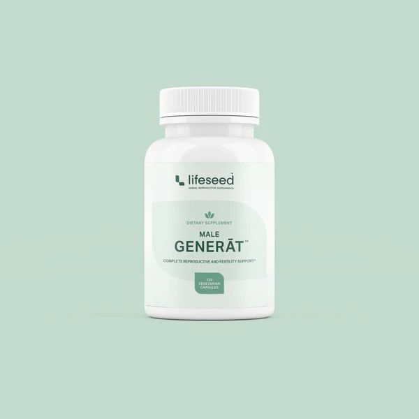 Lifeseed, MALE GENERAT, Complete Reproductive and Fertility Support - 120 Vegetarian Capsules